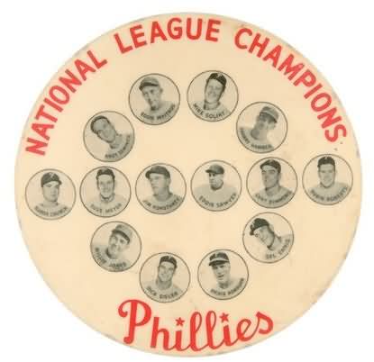 1950 Philadelphia Phillies NL Champs Pin